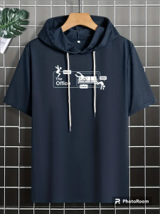 hoodie sweatshirt premium lengan pendek / kaos pria terbaru / kualitas distro / bayar di tempat / baju kupluk / sablon DTF / pakaian kekinian / atasan dewasa