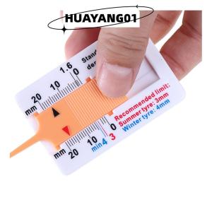 HUAYANG01 [2023 new HOT FASHION] 0-20mm car tyre tire tread depth gauge meter measurer tool