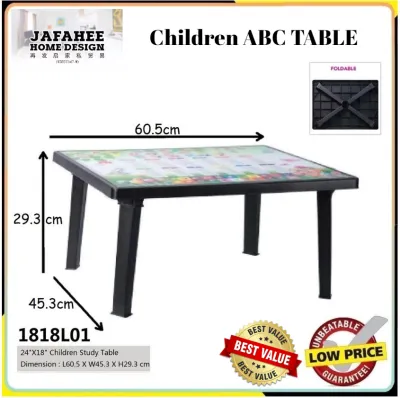JFH Century Foldable Plastic ABC Table / Picnic Table / Kids Table / Children Study Table