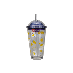 Cute Reusable Drinking Cup 17.8cm Height x 9.4cm Length 350ML Tumbler