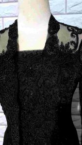 Set Kebaya Pesta Kutubaru & Kebaya Hitam Kutubaru