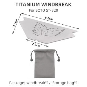 TWTOPSE Wind Shield Rack For SOTO ST320 SOD320 MSR Pocket Rocket Stove Titanium Stainless Steel Table Outdoor Camping Parts