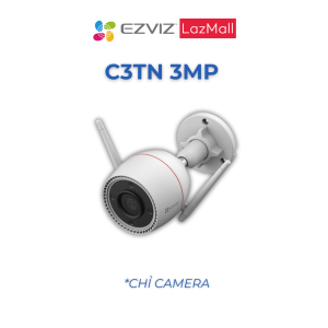 Camera WI-FI Ngoài trời EZVIZ C3TN 3MP Đàm thoại 2 chiều Có màu đêm IP67 chống chịu thời tiết Công nghệ AI