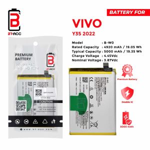 BTACC Baterai Battery For Vivo B-W0/Y35 2022