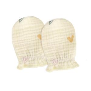 Pair Baby Cotton Mittens Soft Not Scratch Gloves Breathable Hand Protectors Easy Wash Infant Accessories for Newborns