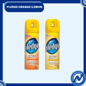 Pledge Aerosol Lemon / Orange Pembersih Mebel Kayu Stainless Granit Marmer