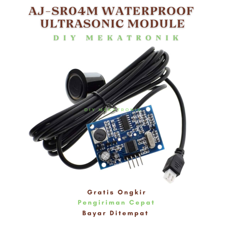 AJ-SR04M Waterproof Ultrasonic Module Transceiver Integrated Reversing ...