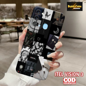 New! Aesthetic Case Softcase Hp Itel Vision 3 Terbaru Silikon Casing Bahan Karet Lentur & Tebal