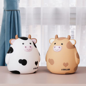 [SG SELLER]Piggy BankCute Cow Money Bank for Boys and GirlsChildrens Shatterproof Coin BankBest Birthday for Children