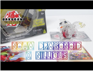 Bakugan Legends - Nova Bakugan - Diamond Dragonoid x Nillious - Light up-Nobox