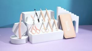TsMADDTs Tweezers for Women Facial Hair 8-piece Eyebrow Kit with Case