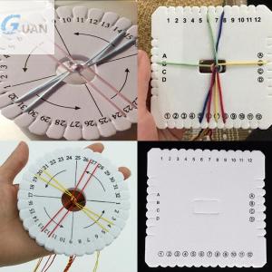 [COD] GUAN แผ่นถักลายทรงกลมทำด้วยมือเชือกถักแผ่นดิสก์