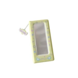 GONUUWGL PVC Card Cover Korean Photocard Holder Love Heart Keychain Pendant Idol Card Display Protector Y2K Sweet Korean Style Card Protective Case Card Decor