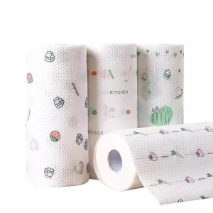 【Buy 3 Take 3】300PCS Thickened Disposable Dishwashing Towel Tissue Paper kitchen Towel Tissue Paper – Washable Paper Dish Cloths Kitchen Towels - High Absorbency & Eco-Friendly for Dishes and Surfaces