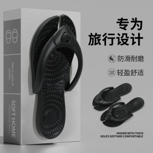 WomenS Slippers 2025 Summer New Model For Business Trips Travel Portable Hotel Use Non-Slip CoupleS Slippers For Students