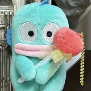 Cute Cartoon Pink Ugly Fish Hanton Keychain Plush Doll Fish Monster Couple Schoolbag Pendant Birthday Gift