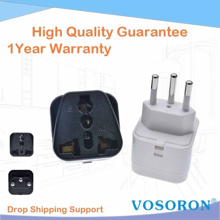 Universal travel adapter europ eu to swiss plug po grandado