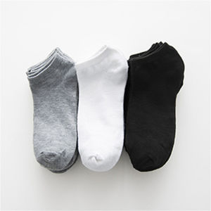 ganze011 [Gift] Men Short Tube Individually Packed Crew Socks High Elasticity Design Fits Comfortably