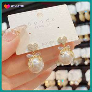 Bông tai hình nơ xuân hè đi tiệc trẻ trung thời trang đơn giản đi làm đi chơi cá tính sang trọng DK444  BSTKD BSTKV - [NaLa Shop]