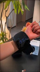 【24H】Cek Tekanan Darah Tinggi Rechargeable Wrist Blood Pressure Monitor High BP Blood Pressure Machine Sphygmomanometer