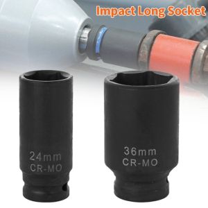 EQUITY 6 Point Impact Socket Wrench 1/2" Drive 24mm 36mm Heavy Duty Wrench Pneumatic Socket Wrench Auto Repair