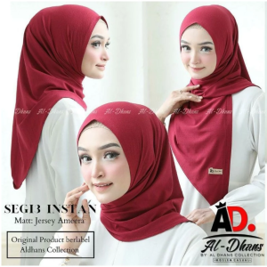 JILBAB SEGI TIGA JERSEY AMEERA ▪ SEGI3 INSTAN ORII ALDHANS ▪ HIJAB SEGITIGA NON PAD AL-DHANS ~ 269