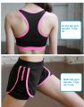 Bộ Tập Thể Thao, Gym, Tennis, Chạy Bộ, Cầu Lông Nữ - Áo Bra - Quần Short Chất Dày Dặn, Co Giãn 4 Chiều Thoải Mái Vận Động. 