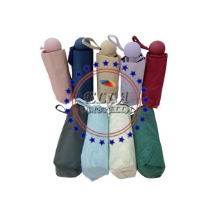 (ELLA SHOP) Ultra-Light Mini Capsule no case 5 folds sun coated umbrella Portable windproof