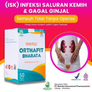 Obat Gagal Ginjal Cuci Darah ISK Infeksi Saluran Kemih Orthafit Bharata Paling Ampuh 100% BPOM