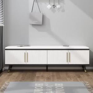 Shoe Changing Stool Shoe Cabinet Door Entry Sitting Type Soft Bag Shoe Wearing Stool Light Luxury