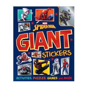 Marvel Spiderman Giant Stickers Book With Fun Activities Puzzles & Games For Kids