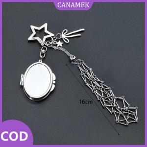 CANAMEK✨ Kim loại Net Túi Son môi Túi Keychain mới xách tay trang điểm Pouch Lip Balm túi móc chìa khóa chủ Son môi bảo vệ Bìa gương