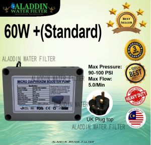 Diaphragm Booster Pump DC 12V 60W /Automatic Switch/RO Water Filter Booster Pump For COWAY CUCKOO SK MAGIC JITSOO