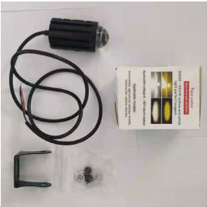 2PCS Mini Driving Lights Full Set For Motorcycle Dual Color Eagle Eye LED Light For Motorcycle Super Bright Waterproof Headlight Driving Motor Accessories Parts