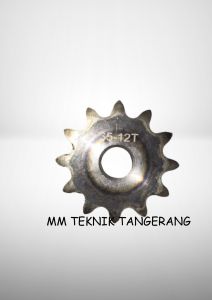 Sprocket RS 35 x 12 T Gear Rantai Single Gir gigi Z 12T RS35 -1 35Z12 35X12T 35-1 tipe B Sproket spr 35-12T 35x1x12T 35-1-12T