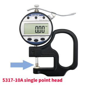 SHAHE Digital เกจวัดความหนา0-12/25Mm 0.01มิลลิเมตรเมตริก/นิ้วเครื่องมือวัดตัววัดการหมุน