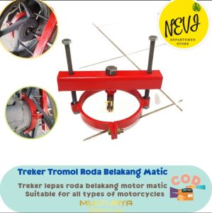 Treker pelepas roda motor matik Treker tromol Vario PCX alat pembuka velg matik treker pres velg