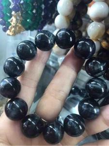Vòng Tay Nam Mệnh THUỶ MỘC 100% Đá Mắt Hổ Đen Xanh Tự Nhiên Đẹp Size 16mm Cung Sanh Tốt ạ