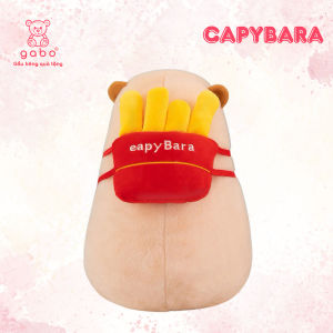 gấᴜ Bông Capybara balo Khoai Tây Capybara ôm đồ ăn nhanh dành cho nàng mê ăn quà tặng bạn K11T1 trai cute K3T3