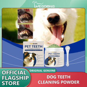 Yegbong Dog teeth cleaning powder removes dental plaque keeps teeth and gums healthy and maintains fresh breath Pet Teeth Cleaning Powder Dog Teeth Powder Pet Teeth Cleaning Powder