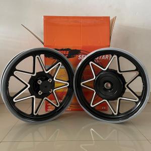 VELG DAYTONA JAPAN SEVEN STAR cast wheel untuk motor honda kode KZR VARIO 125/150 warna black kode 5353