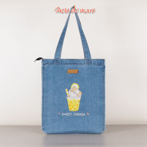 Tote Bag - Tas Bahu Wanita - MOIS DE MARS - Jeanstoff Series - VB