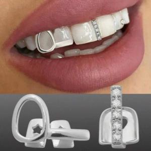 Brass mạ điện Thân thép không gỉ 1.9cm hai tông màu Barbell Trọng lượng nhẹ 5G tinh vi bằng miệng piercing cho nam nữ