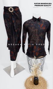 Batik katun couple / batik katun / baju batik couple / batik set / batik lengan panjang / rok set