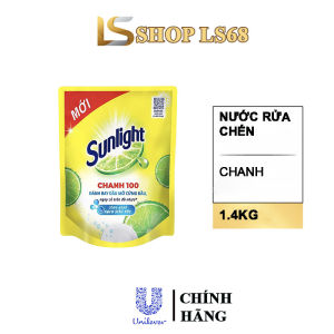 Nước rửa chén Sunlight chanh bịch 1.4kg