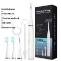 Alat Pembersih Karang Plak Sikat Gigi TEETH CLEANER Electric Smart Ultrasonic Scaling Cas Ulang. 