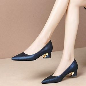 Free Shipping 2026 Autumn New Collection: Elegant Pointed-Toe Pumps With Rhinestone Embellishments Versatile And Fashionable For Professional And Casual Wear