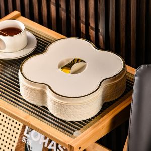 Khay Đựng Bánh Mứt Kẹo Trưng Bày Ngày Tết Hình Hoa Mai Đủ Màu Sắc Xinh Xắn