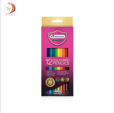 สีไม้ Master Art ดินสอสี มาสเตอร์อาร์ต 12สี 1หัว ( 1 กล่อง )