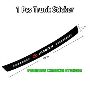 Sticker Stiker Karbon Carbon Avanza Sill Plate Toyota Avanza MODEL PRINT